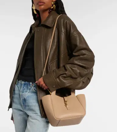 Saint Laurent Le 5 à 7 Baby Bea leather top-handle bag | Thumbnail 6
