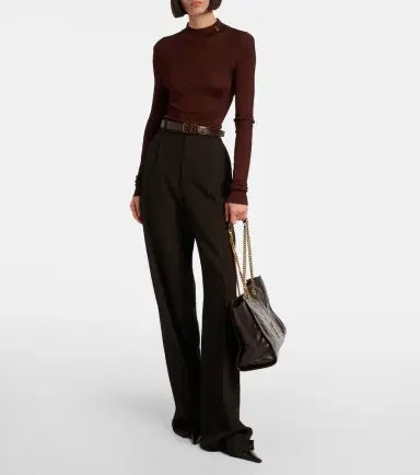 Saint Laurent Niki East West Large leather tote bag | Thumbnail 2