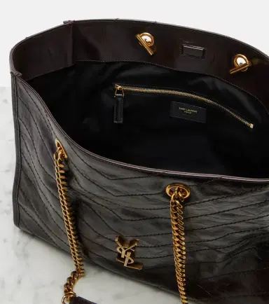 Saint Laurent Niki East West Large leather tote bag | Thumbnail 7