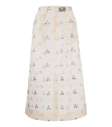 Simone Rocha Embroidered tulle midi skirt | Thumbnail 1