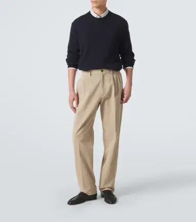 The Row Tomasino cotton twill straight pants | Thumbnail 2
