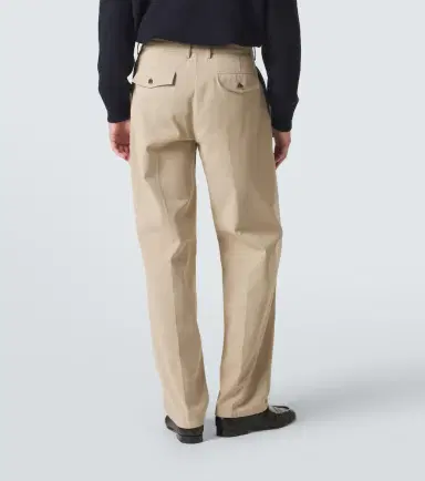 The Row Tomasino cotton twill straight pants | Thumbnail 3