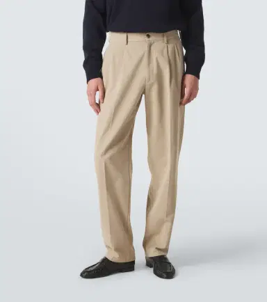 The Row Tomasino cotton twill straight pants | Thumbnail 4