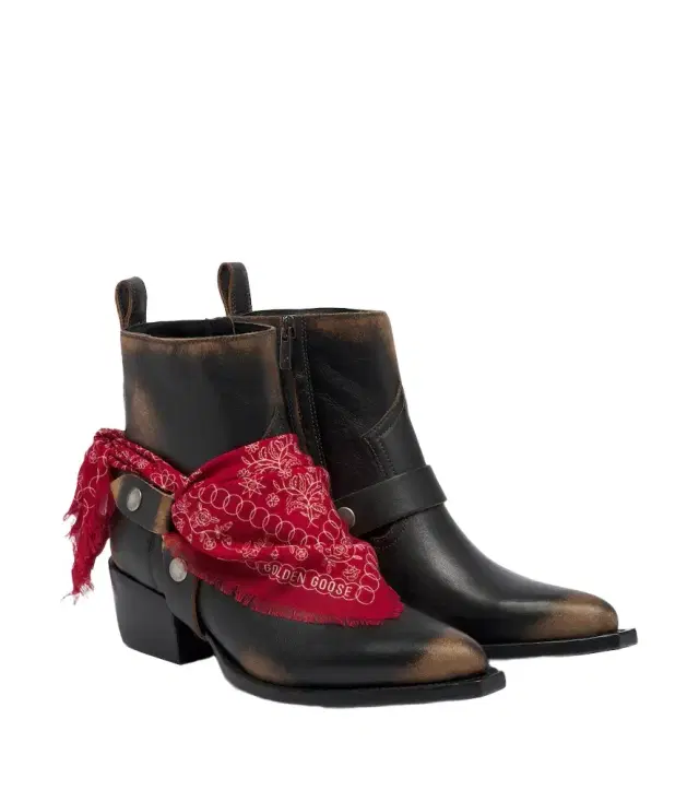 Golden Goose Debbie leather cowboy boots
