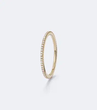 Suzanne Kalan Mini 18kt gold tech ring jackets with diamonds | Thumbnail 3