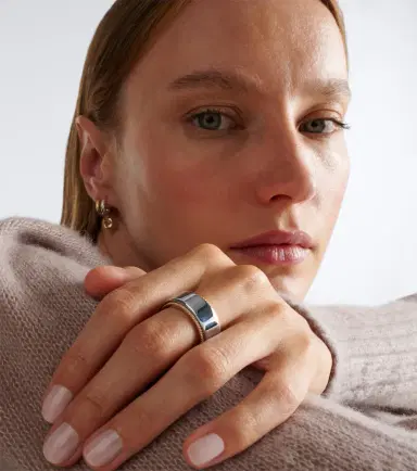 Suzanne Kalan Mini 18kt gold tech ring jackets with diamonds | Thumbnail 4