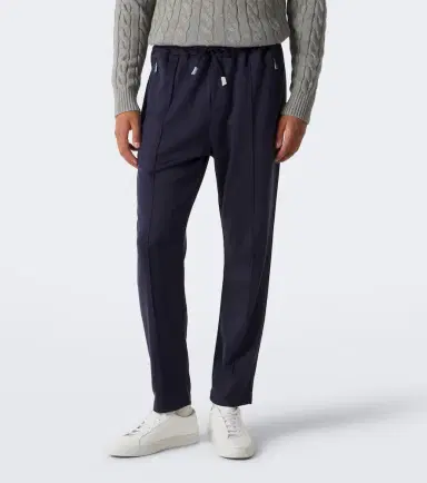 ELEVENTY Silk and cotton-blend sweatpants | Thumbnail 4 ELEVENTY Silk and cotton-blend sweatpants | Thumbnail 4