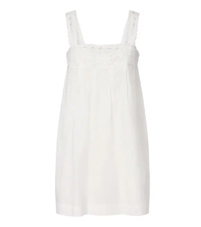 Posse Veda crochet-trimmed cotton minidress
