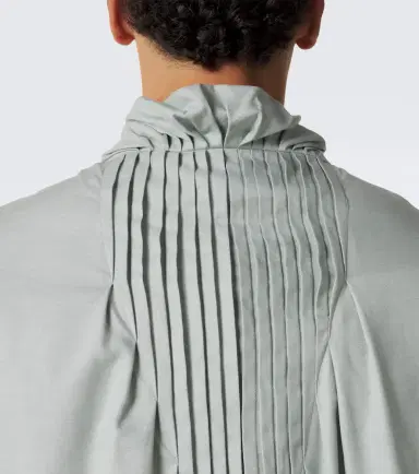 Kiko Kostadinov Evers cotton and cashmere shirt | Thumbnail 3