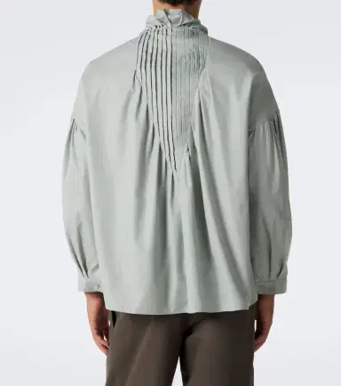 Kiko Kostadinov Evers cotton and cashmere shirt | Thumbnail 4