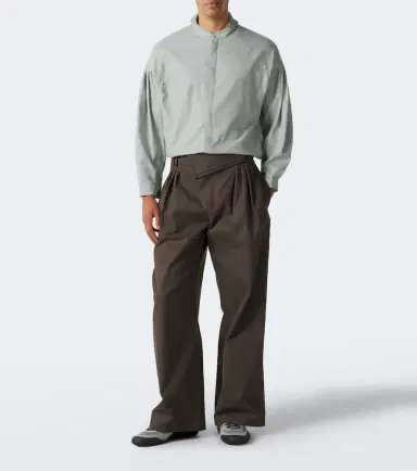 Kiko Kostadinov Evers cotton and cashmere shirt | Thumbnail 5