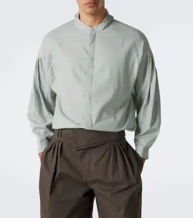 Kiko Kostadinov Evers cotton and cashmere shirt | Thumbnail 7