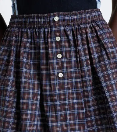 Miu Miu Checked cotton poplin miniskirt | Thumbnail 5 Miu Miu Checked cotton poplin miniskirt | Thumbnail 5