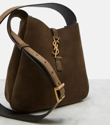 Saint Laurent Le 5 à 7 Supple Small suede shoulder bag | Thumbnail 2 Saint Laurent Le 5 à 7 Supple Small suede shoulder bag | Thumbnail 2
