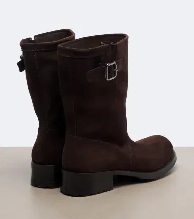 Prada Shard suede biker boots | Thumbnail 4