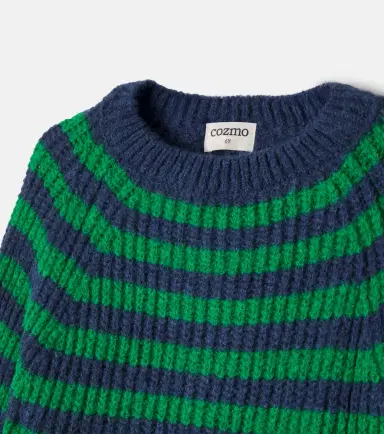 Cozmo Striped knitted sweater | Thumbnail 3
