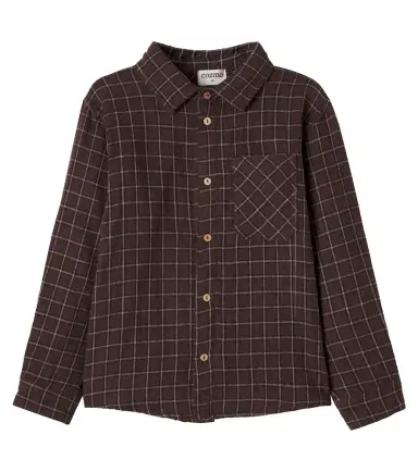Cozmo Turin checked cotton flannel shirt | Thumbnail 1 Cozmo Turin checked cotton flannel shirt | Thumbnail 1