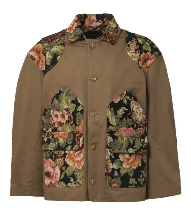 Simone Rocha Floral patchwork cotton jacket