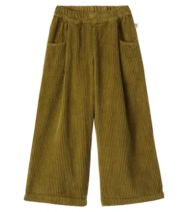 Cozmo Aura cotton corduroy wide-leg pants | Thumbnail 1