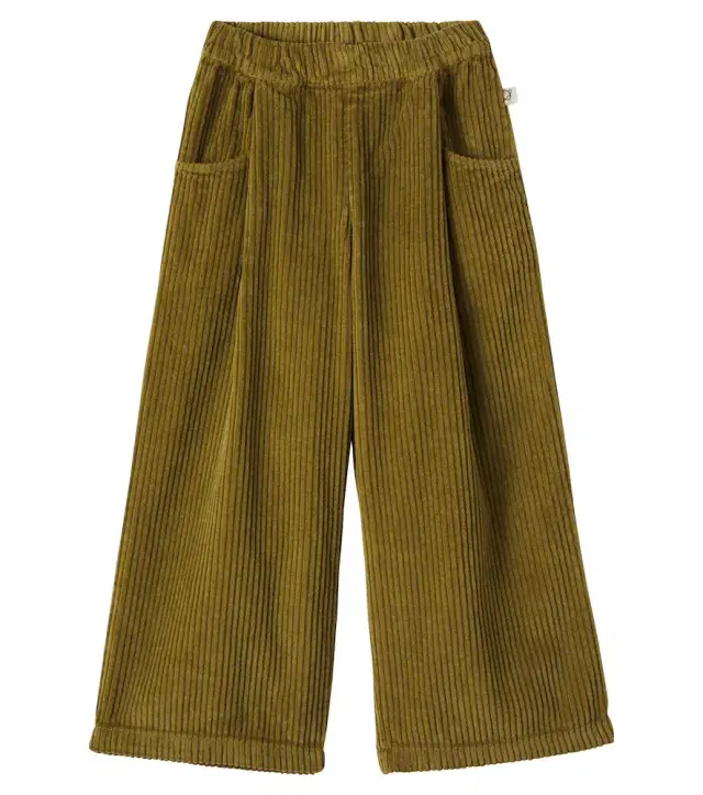 Cozmo Aura cotton corduroy wide-leg pants