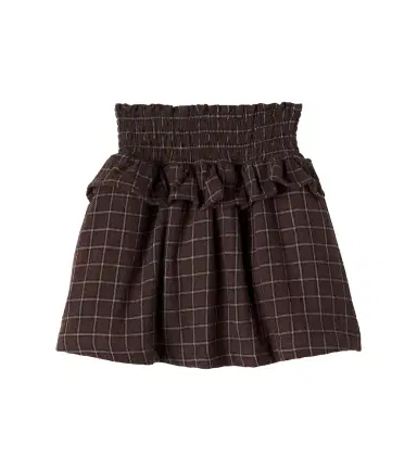 Cozmo Baia checked cotton flannel skirt | Thumbnail 1 Cozmo Baia checked cotton flannel skirt | Thumbnail 1