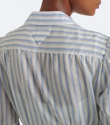 Prada Bow-detail striped shirt | Thumbnail 6