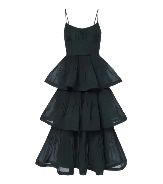 Zimmermann Pleated tiered bustier dress