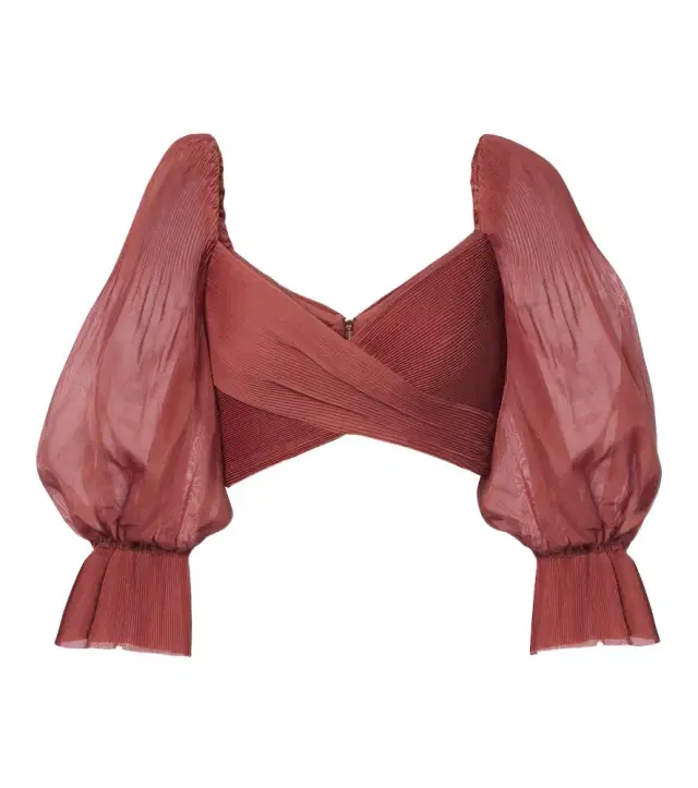 Zimmermann Pleated crop top