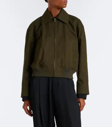 Bottega Veneta Intrecciato cotton blouson jacket | Thumbnail 2