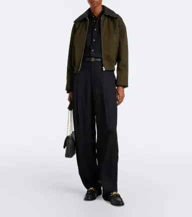 Bottega Veneta Intrecciato cotton blouson jacket | Thumbnail 4