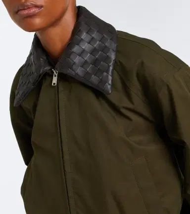 Bottega Veneta Intrecciato cotton blouson jacket | Thumbnail 5