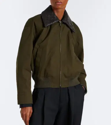 Bottega Veneta Intrecciato cotton blouson jacket | Thumbnail 7