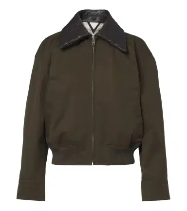 Bottega Veneta Intrecciato cotton blouson jacket | Thumbnail 1