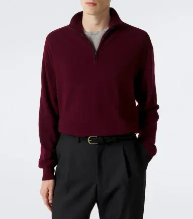 Lisa Yang Augustus cashmere half-zip sweater | Thumbnail 5