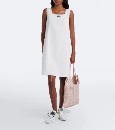 Miu Miu Ivy crochet shopper | Thumbnail 6 Miu Miu Ivy crochet shopper | Thumbnail 6