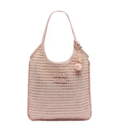 Miu Miu Ivy crochet shopper | Thumbnail 1 Miu Miu Ivy crochet shopper | Thumbnail 1