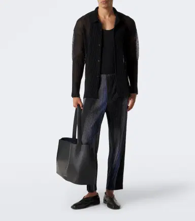 Homme Plissé Issey Miyake Homme Plissé Issey iyake Blend of Lights pleated straight pants | Thumbnail 4 Homme Plissé Issey Miyake Homme Plissé Issey iyake Blend of Lights pleated straight pants | Thumbnail 4