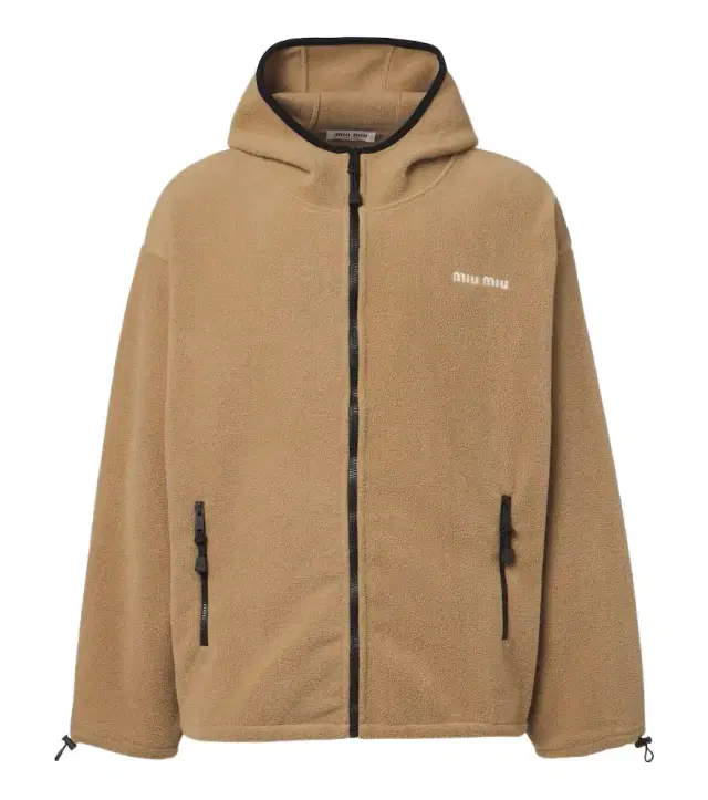 Hooded fleece jacket