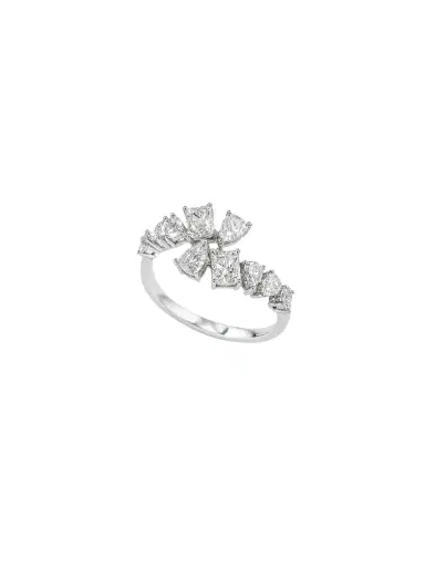 Wish Fine Jewelry 1.64ct Diamond 18K Gold Multi Shape Bypass Ring | Thumbnail 3 Wish Fine Jewelry 1.64ct Diamond 18K Gold Multi Shape Bypass Ring | Thumbnail 3
