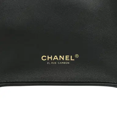 Chanel Chanel Mini "Grocery Bag" with Chain Black Calfskin Gold Hardware | Thumbnail 8 Chanel Chanel Mini "Grocery Bag" with Chain Black Calfskin Gold Hardware | Thumbnail 8