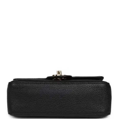Chanel Chanel Mini "Souplissimo" Flap Bag Black Grained Calfskin Gold Hardware | Thumbnail 6