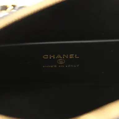 Chanel Chanel Mini Timeless Classic Barrel Bag with Chain Black Croc Embossed Calfskin Gold Hardware | Thumbnail 10