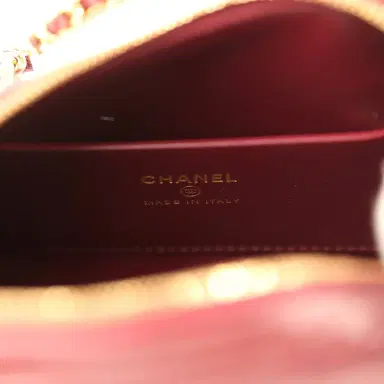 Chanel Chanel Mini Timeless Classic Barrel Bag with Chain Dark Burgundy Croco Embossed Calfskin Gold Hardware | Thumbnail 10