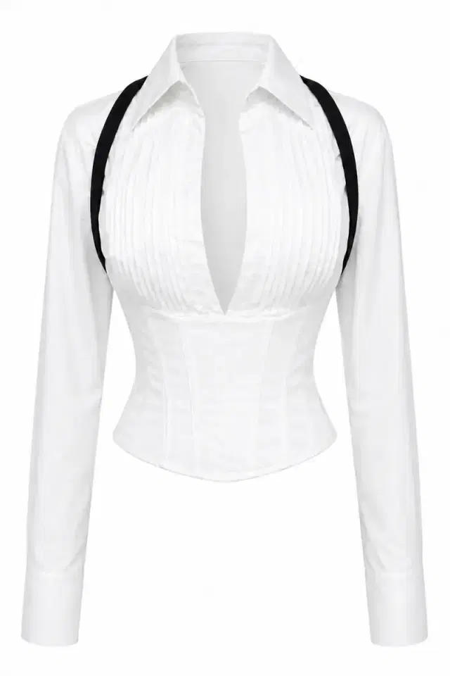 LaQuan Smith Blouse with Keyhole Detail