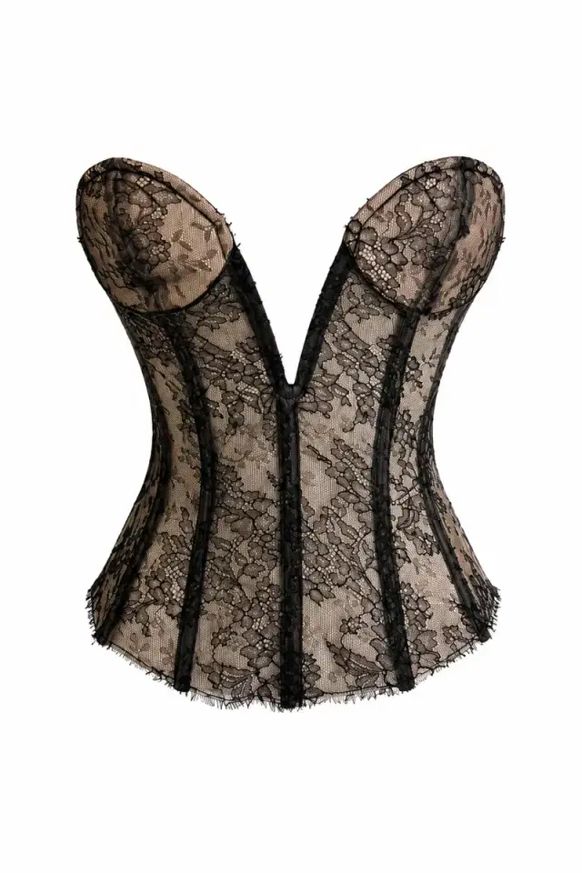 LaQuan Smith Lace Bustier