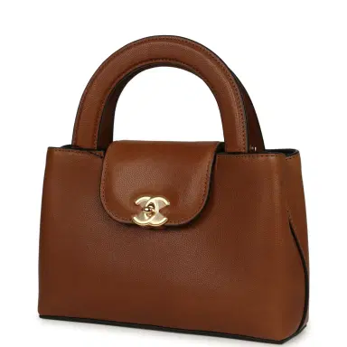 Chanel Chanel Small Kelly Shopper Camel Caviar Gold Hardware | Thumbnail 5