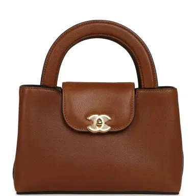 Chanel Chanel Small Kelly Shopper Camel Caviar Gold Hardware | Thumbnail 1