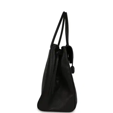 Chanel Chanel XXL "It Girl" Shopping Tote Black Calfskin Gold Hardware | Thumbnail 3