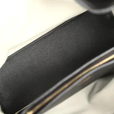 Chanel Chanel XXL "It Girl" Shopping Tote Black Calfskin Gold Hardware | Thumbnail 9