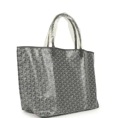 goyard Goyard Goyardine Grey St. Louis GM Tote Bag Palladium Hardware | Thumbnail 6
